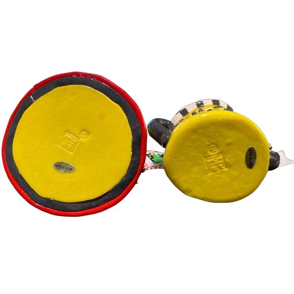 Mary Engelbreit Tea Cup & Teapot Christmas Corner Ornaments Set - Picture 9 of 11